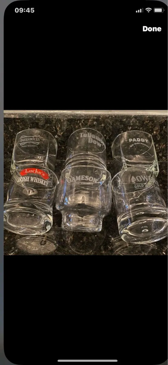 Irish Whiskey Glasses Collection (6) - Image 1