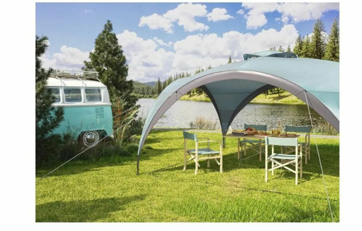 Party Tent, 3.65 x 3.65 m, Light Green - Image 2