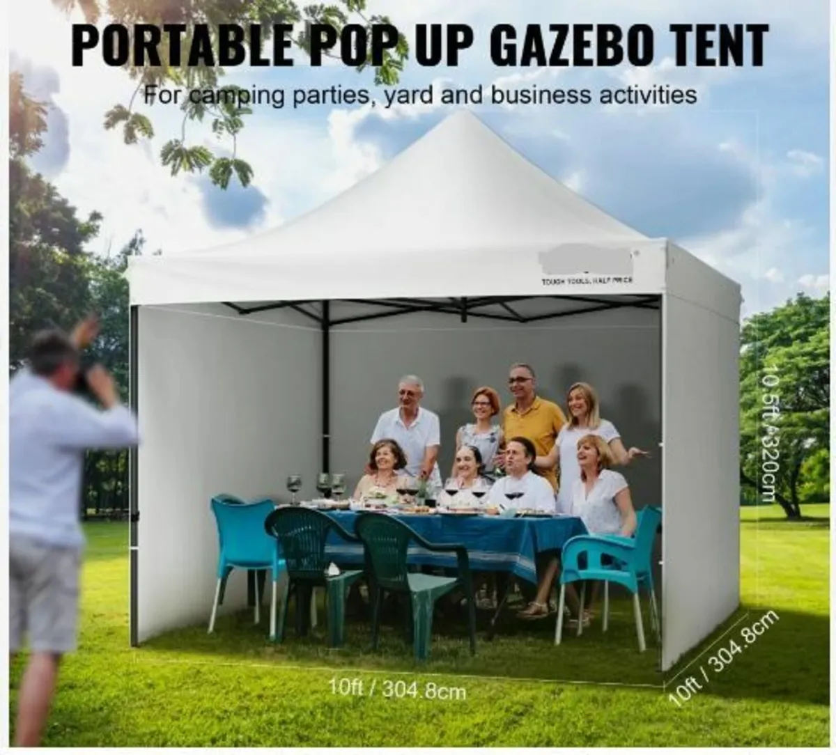 Pop Up Canopy Tent Outdoor Gazebo Tent - Image 2