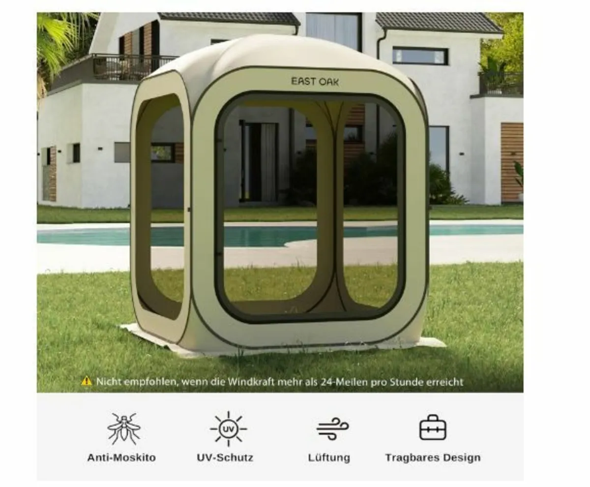 Pop Up Tent for 1-2 People - Image 2