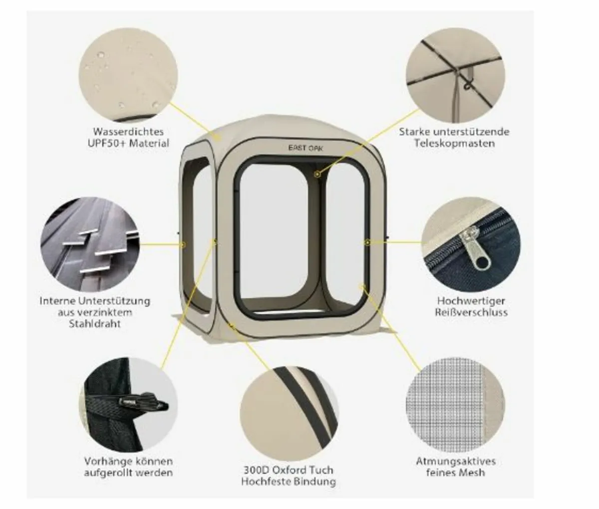 Pop Up Tent for 1-2 People - Image 4