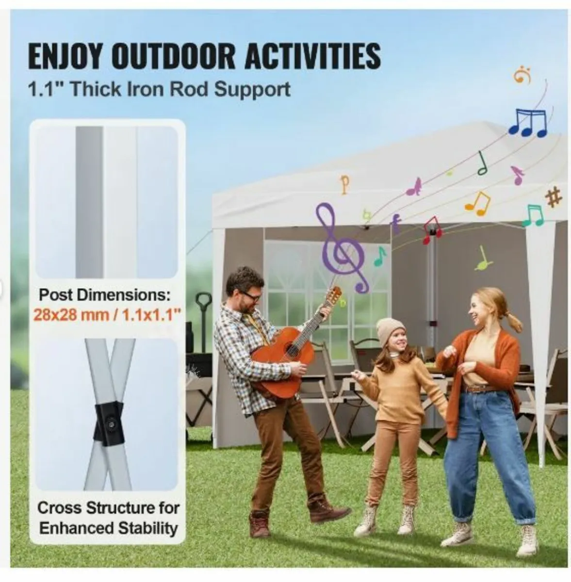 Pop Up Canopy, 5.9 x 2.96 m Instant Canopy - Image 4