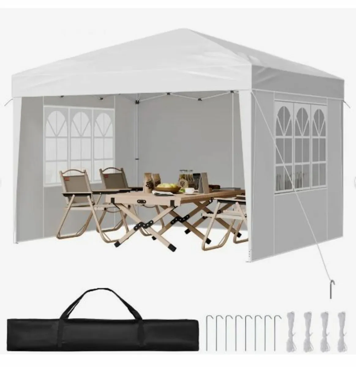 Pop Up Canopy, 2.95 x 2.95 m Instant Canopy - Image 1
