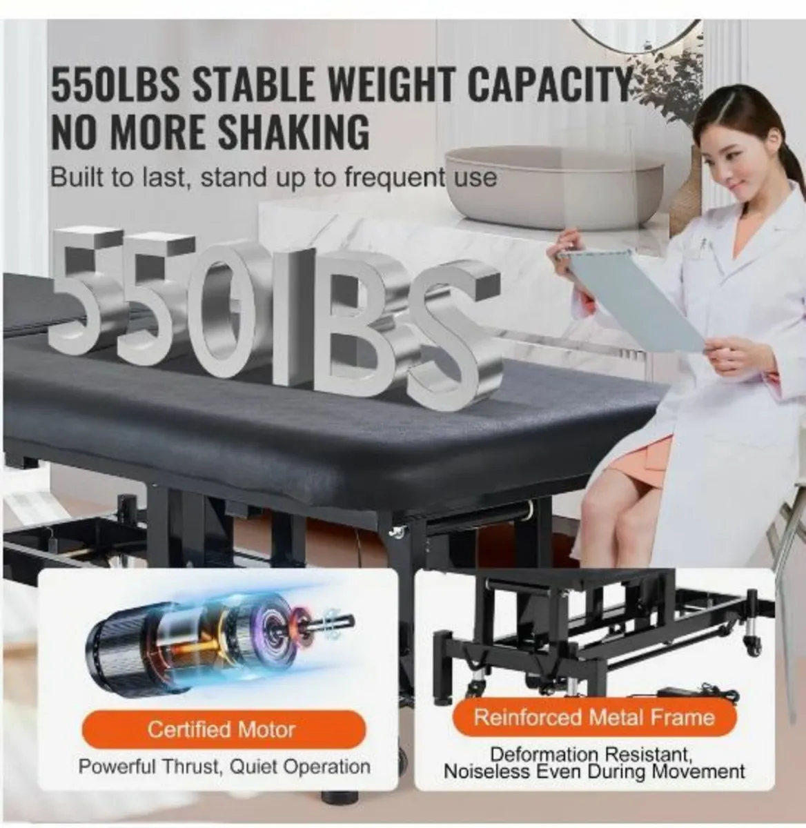 Professional Electric Lift Massage Table - Image 4