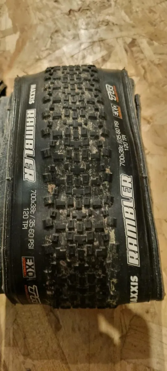 Maxxis Rambler EXO TR 700x38 - 2x gravel tyres - Image 1