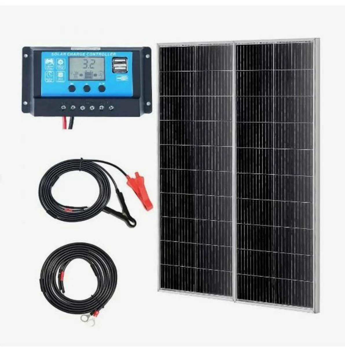 200W Monocrystalline Solar Panel Kit - Image 1