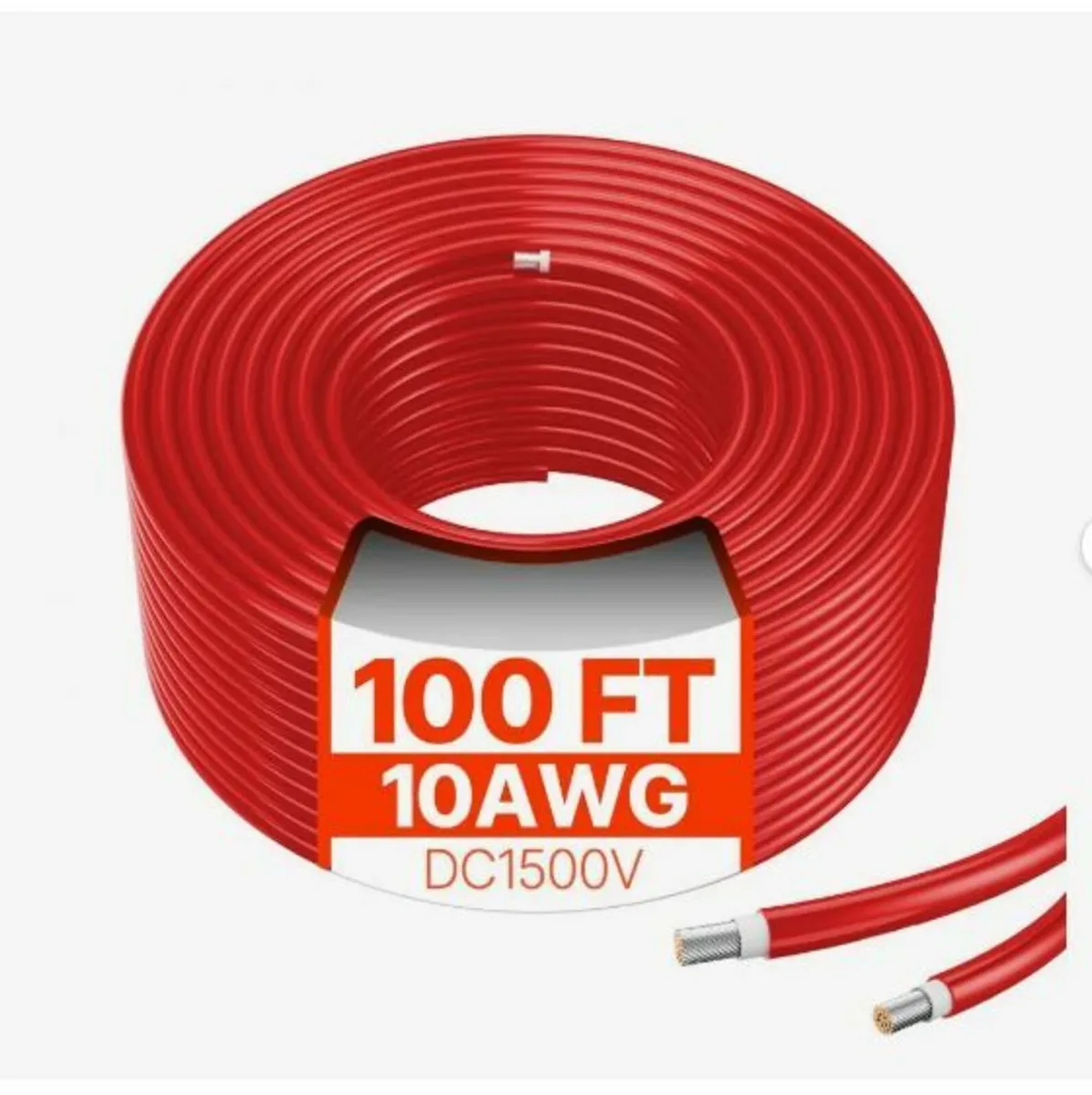 30.48m/100FT Solar Panel Extension Cable - Image 1
