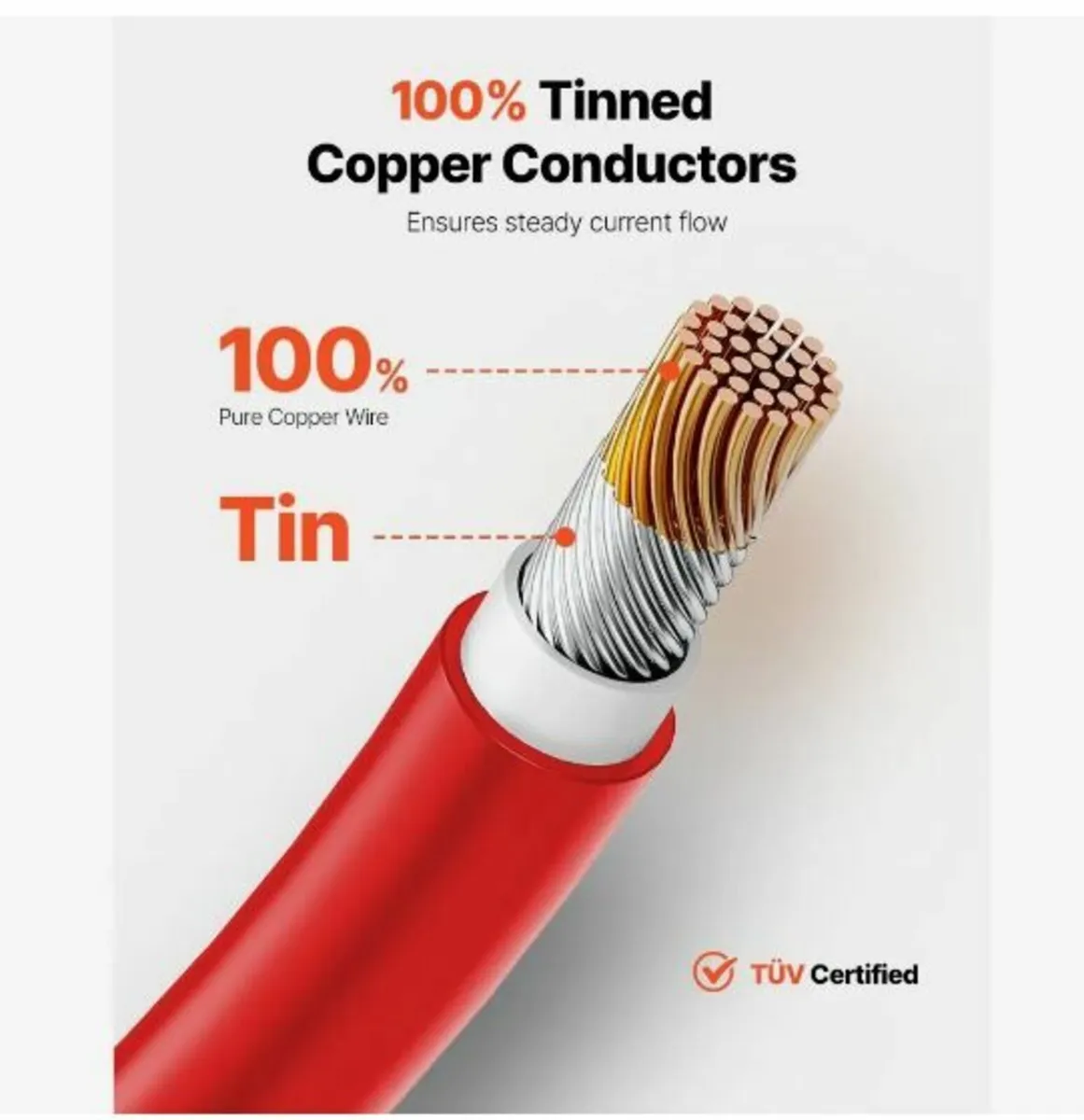 30.48m/100FT Solar Panel Extension Cable - Image 2