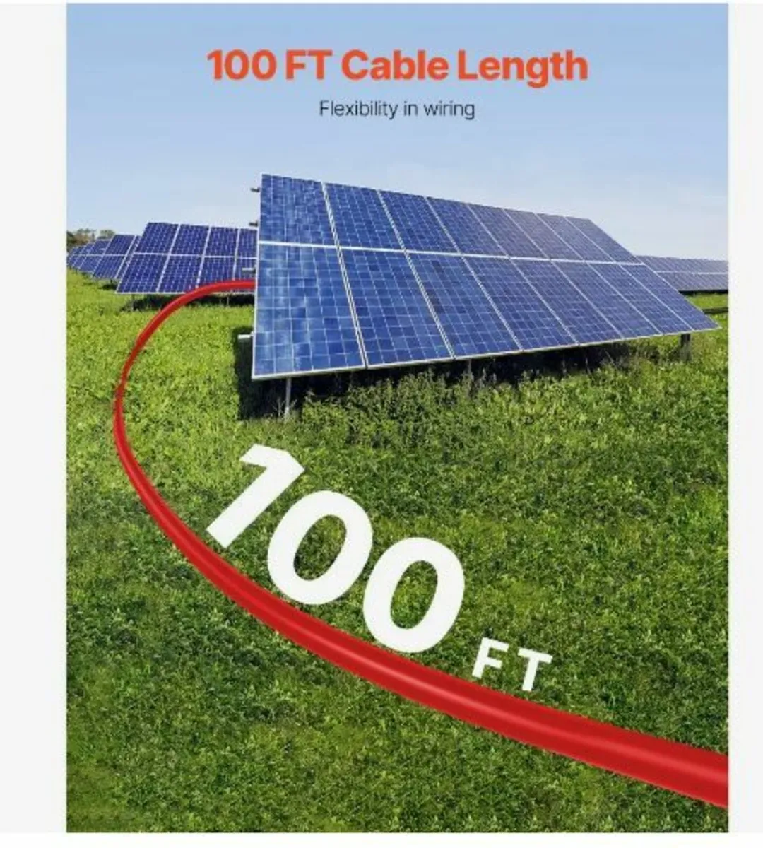30.48m/100FT Solar Panel Extension Cable - Image 3
