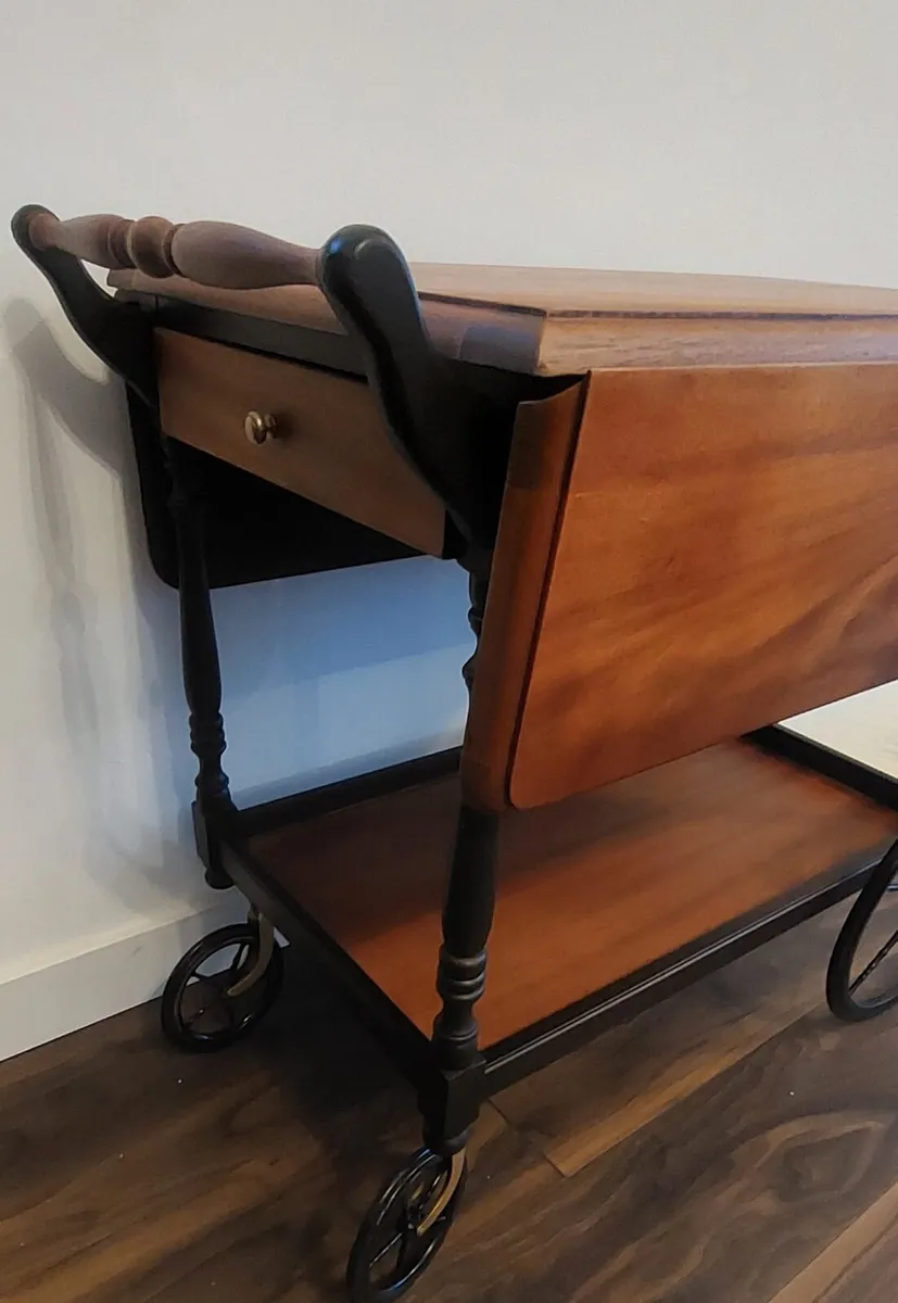 Drop Leaf Portable Table - Image 4