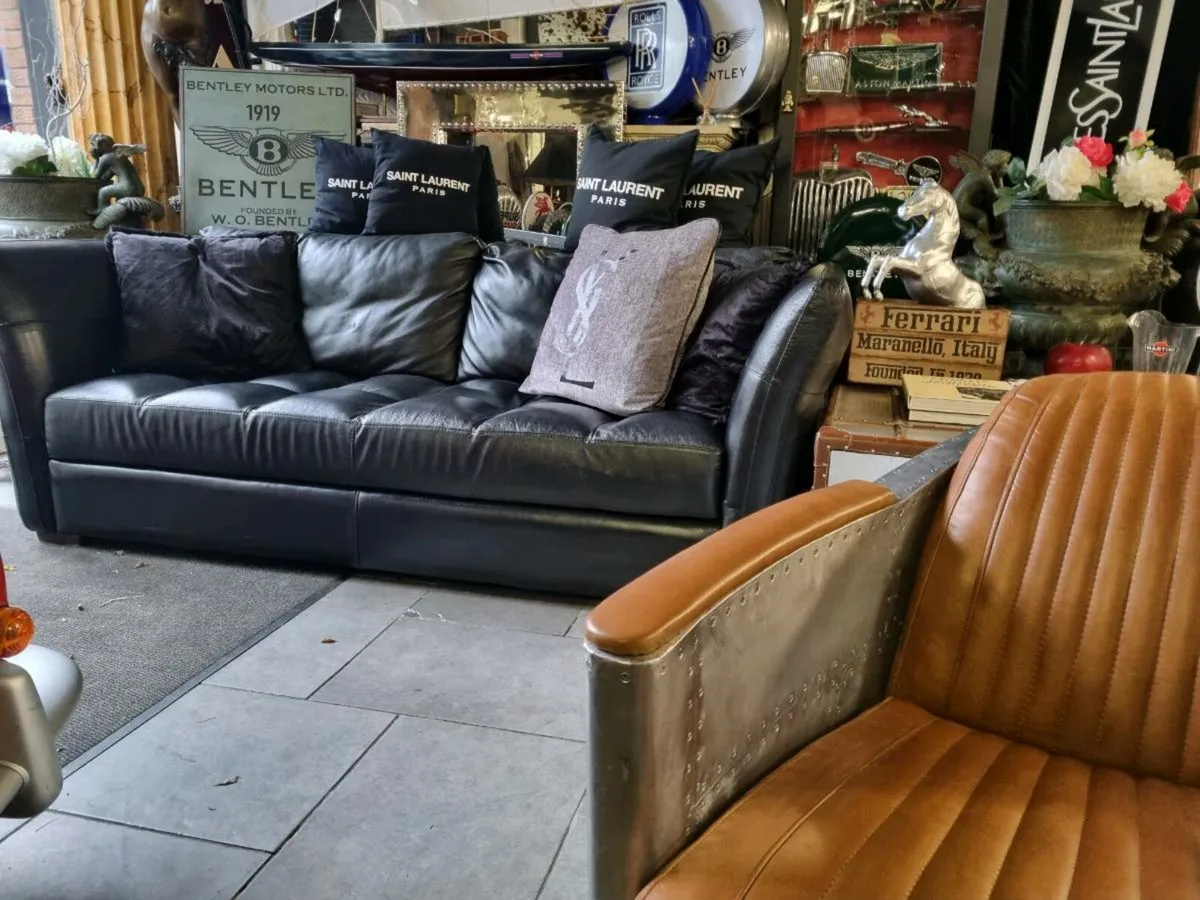 Leather sofa