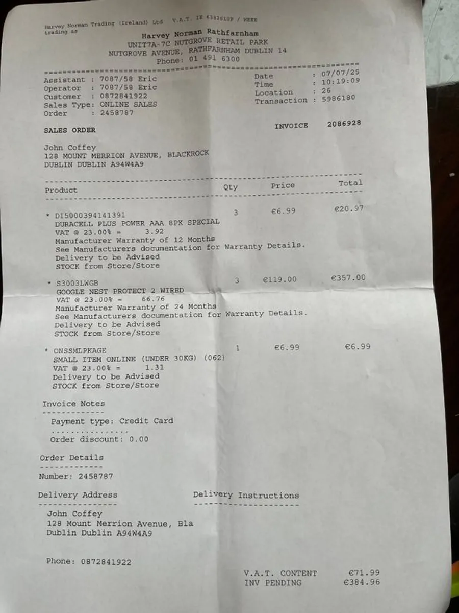 3 Brand New Google wired NEST Smoke Alarms - Image 2