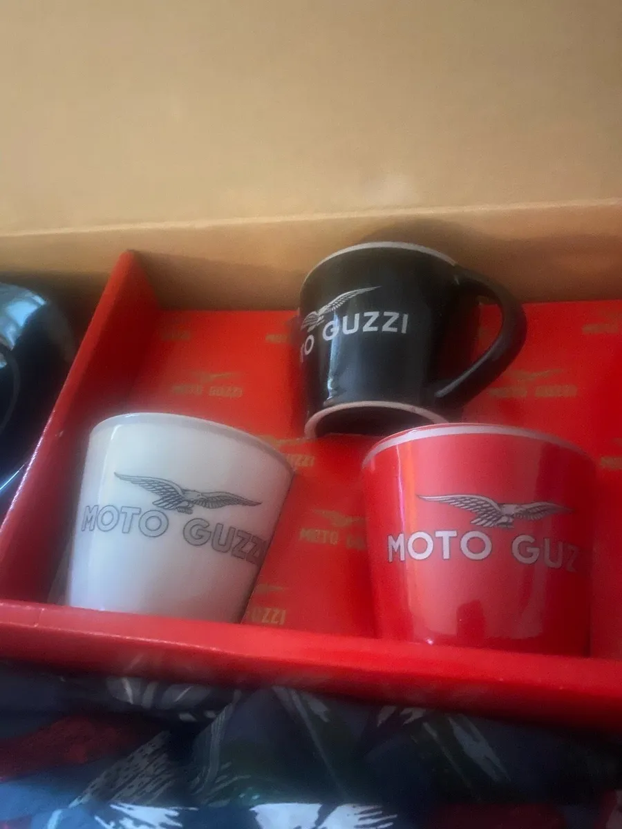 MOTO GUZZI 3 ESPRESSO CUPS BRAND NEW - Image 3