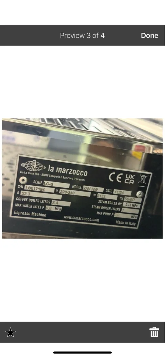 Professional coffee machine/boiler - Image 2