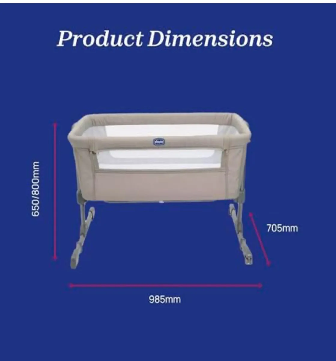 Crib Next2Me Chicco - Image 4