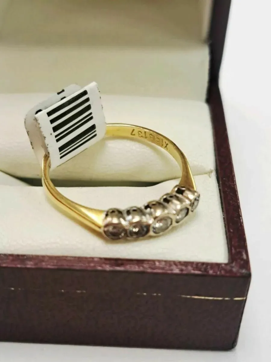 18K Gold Diamond Ring 18Ct - Image 3