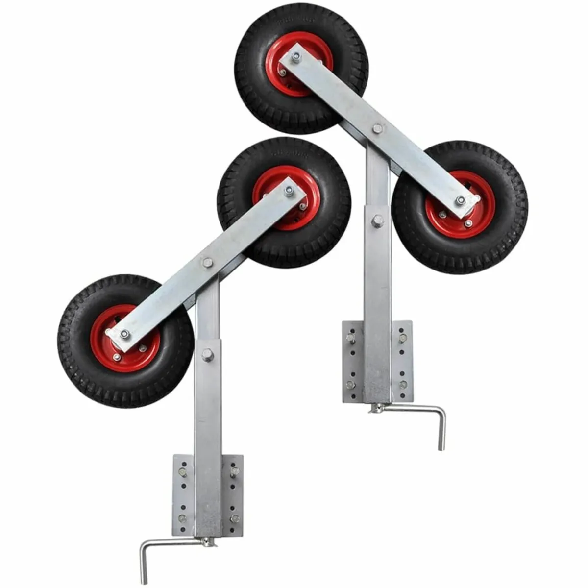 Boat Trailer Double Wheel Bow Support Set of 2 - Image 4