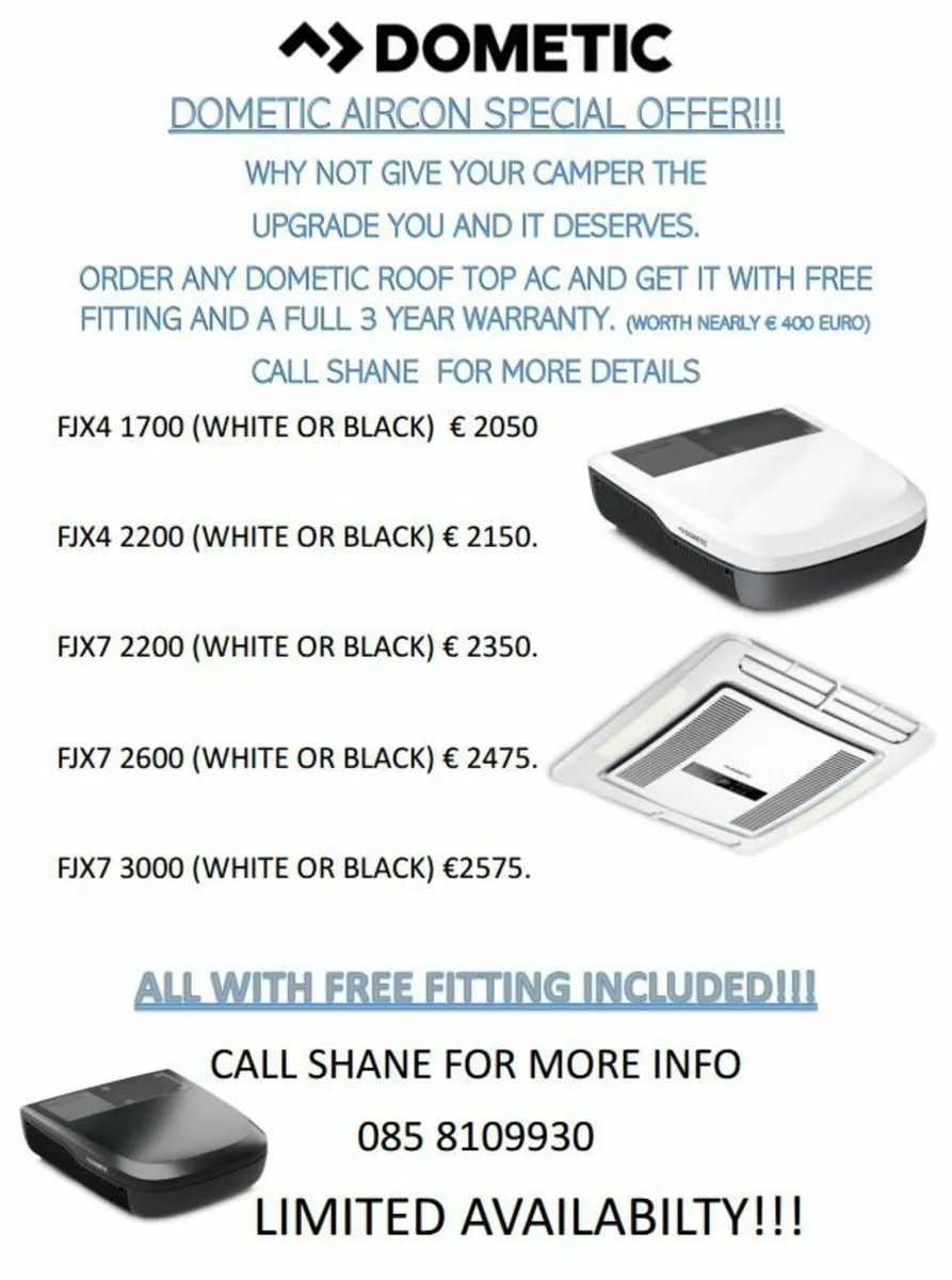 DOMETIC CAMPER AC SPECIAL OFFER // FREE FITTING/ - Image 3