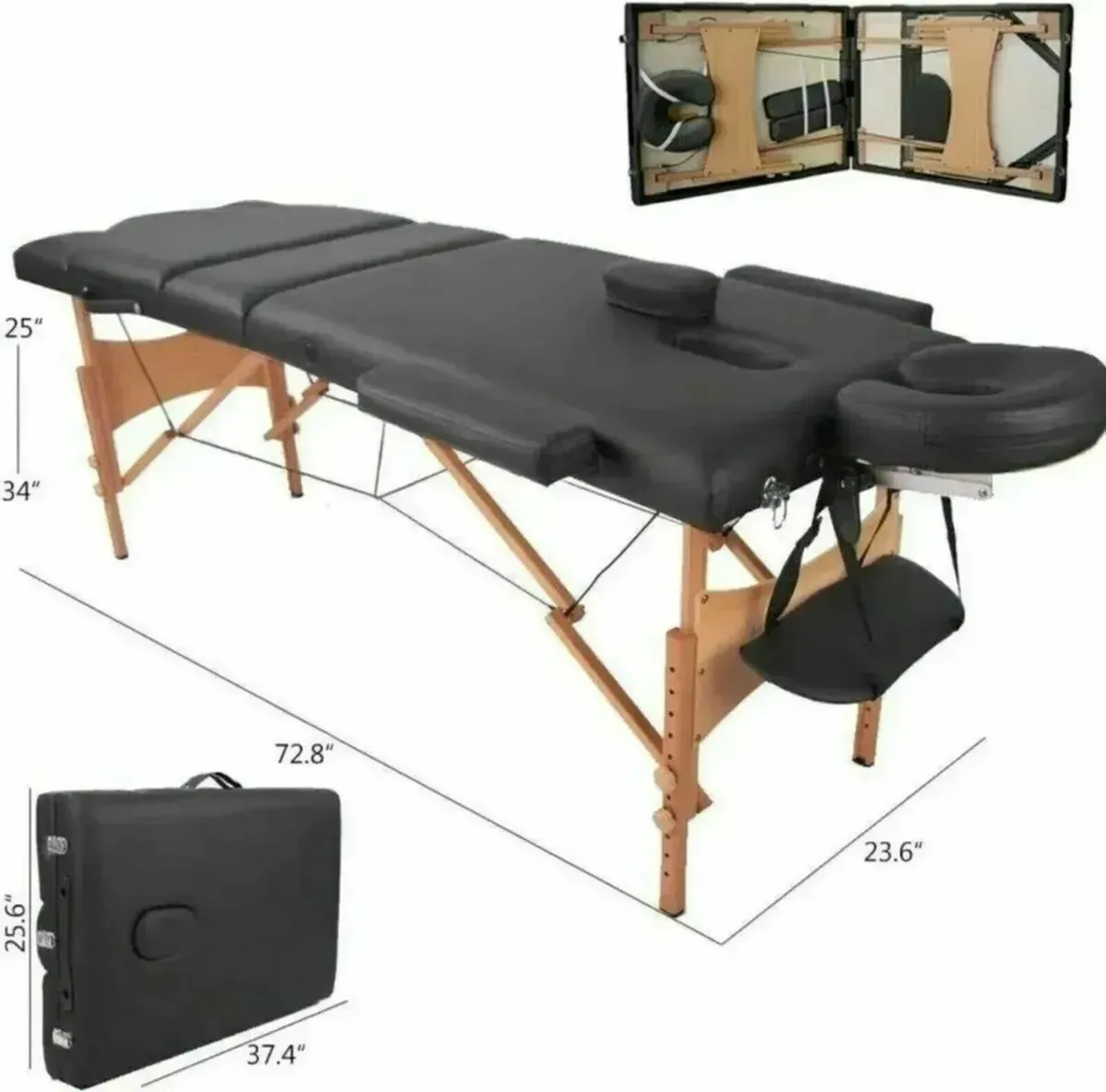 Massage Bed Table -Foldable Beauty Couch - Image 4