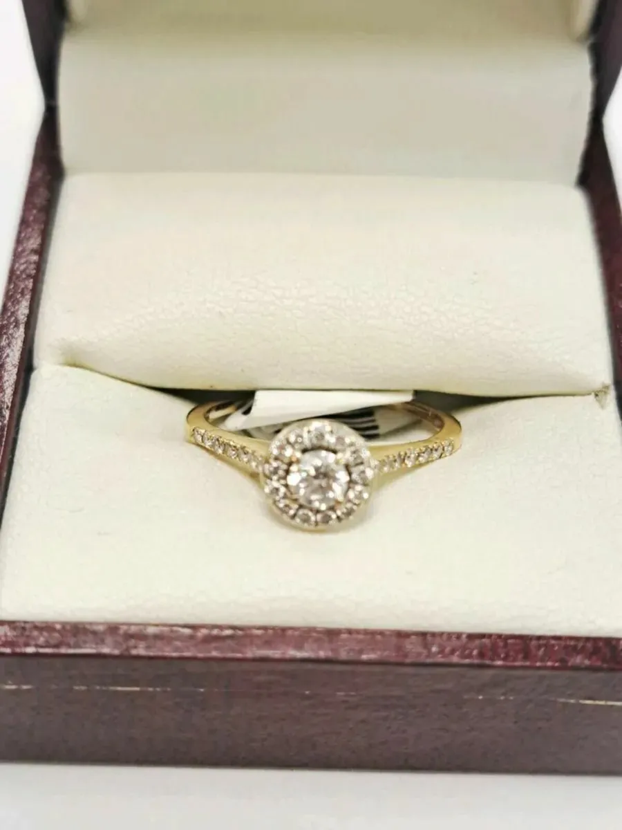 18K Gold Diamond Ring 18Ct - Image 2