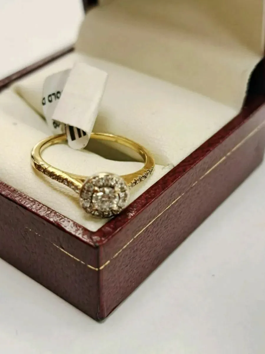 18K Gold Diamond Ring 18Ct - Image 3