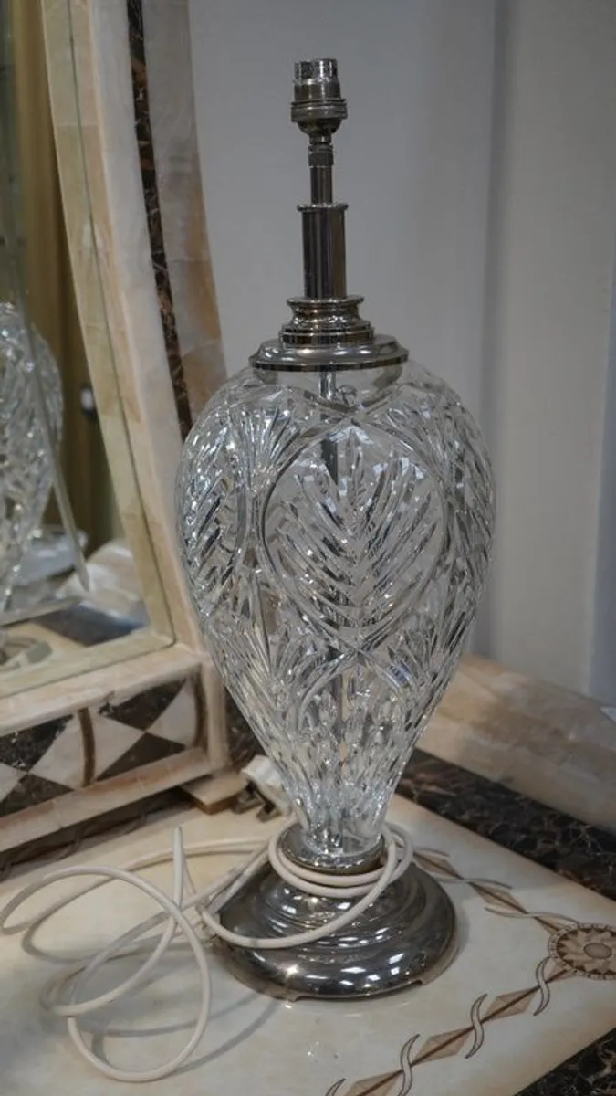 Waterford Crystal Table Lamp - Image 1