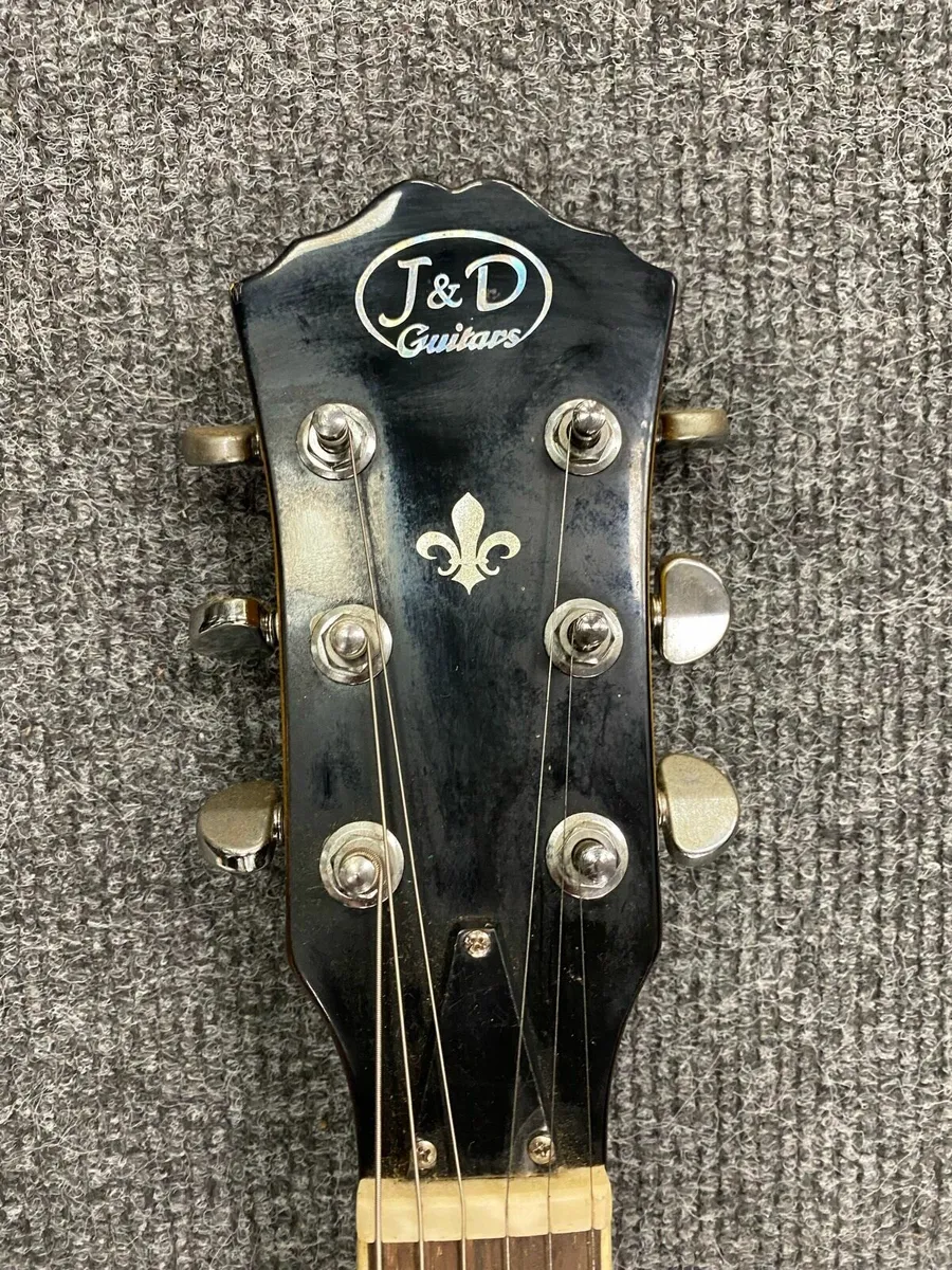J&D Hollow Body Electric Guitar - Image 3