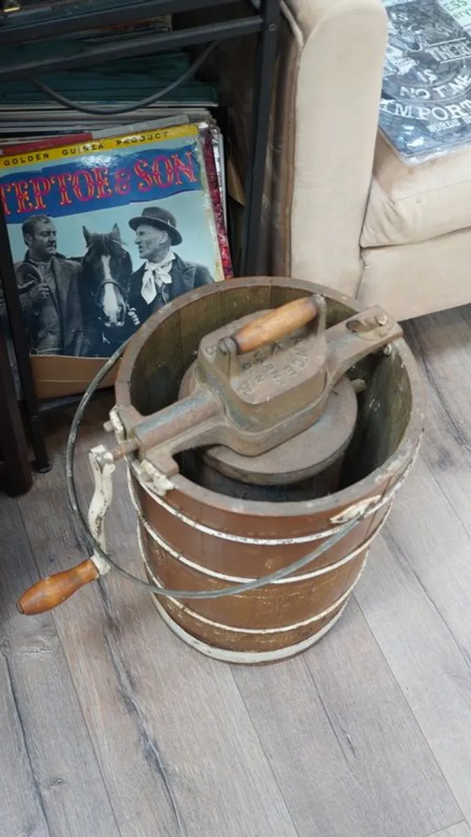 Antique Husqvarna Ice Cream Maker - Image 1