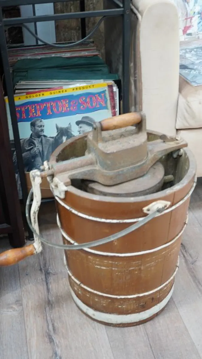 Antique Husqvarna Ice Cream Maker - Image 2