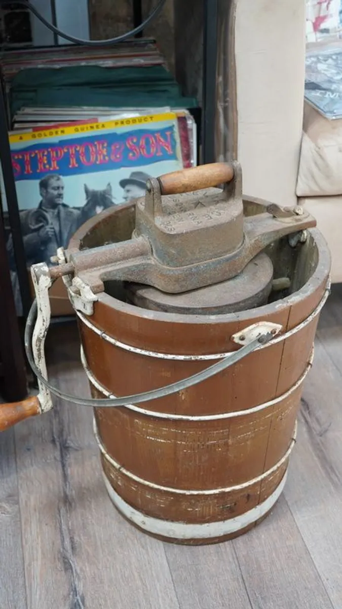 Antique Husqvarna Ice Cream Maker - Image 3