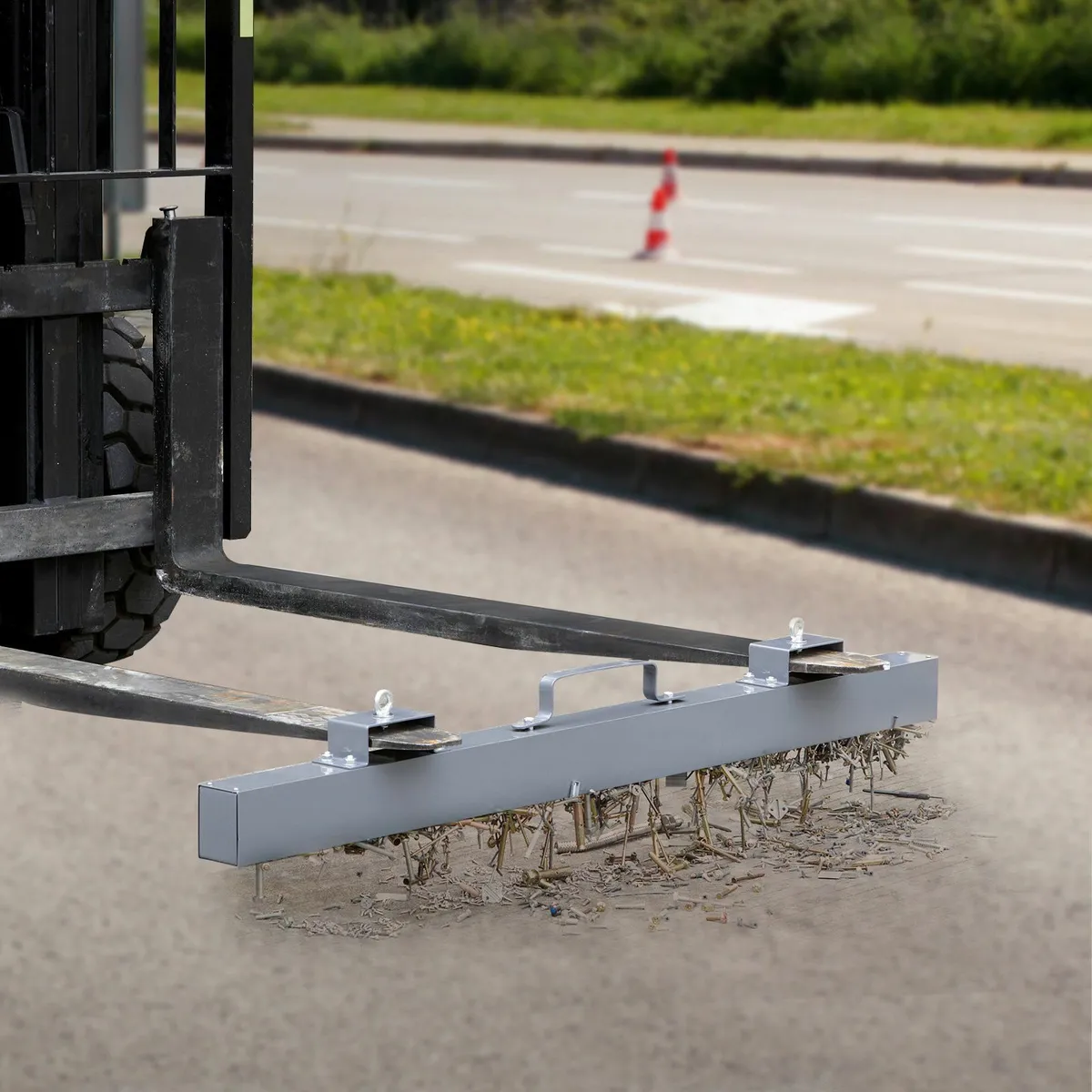 93lbs Nail Hang-Type Magnetic Forklift Sweeper - Image 4