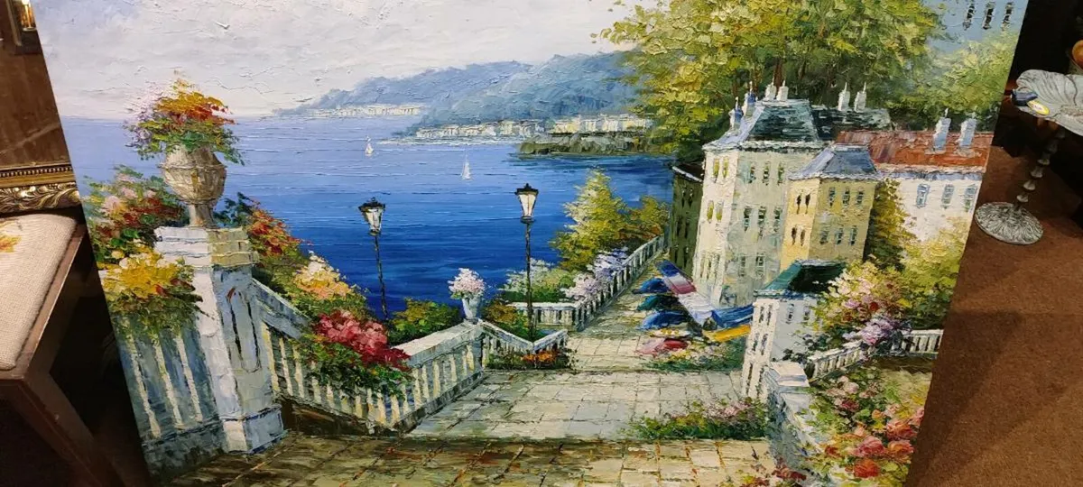 Old  oil painting - Image 2