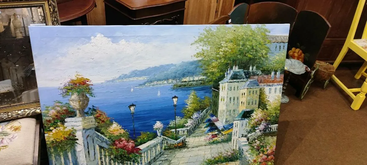 Old  oil painting - Image 3