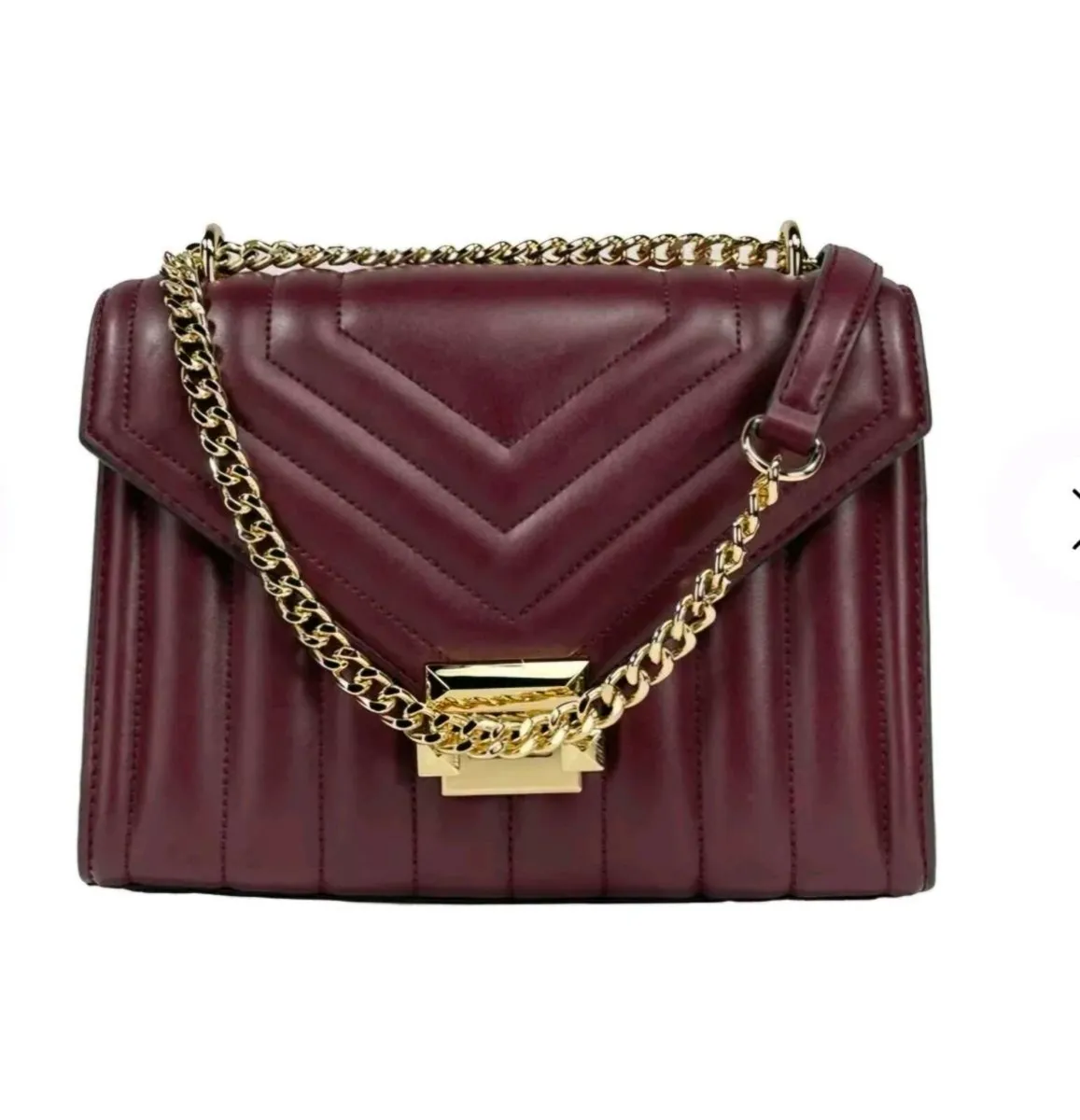 BNWT Micheal kors Whitney Burgendy Handbag - Image 1