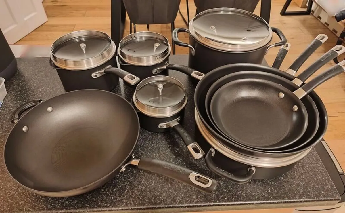 Circulon non-stick pots and pans set