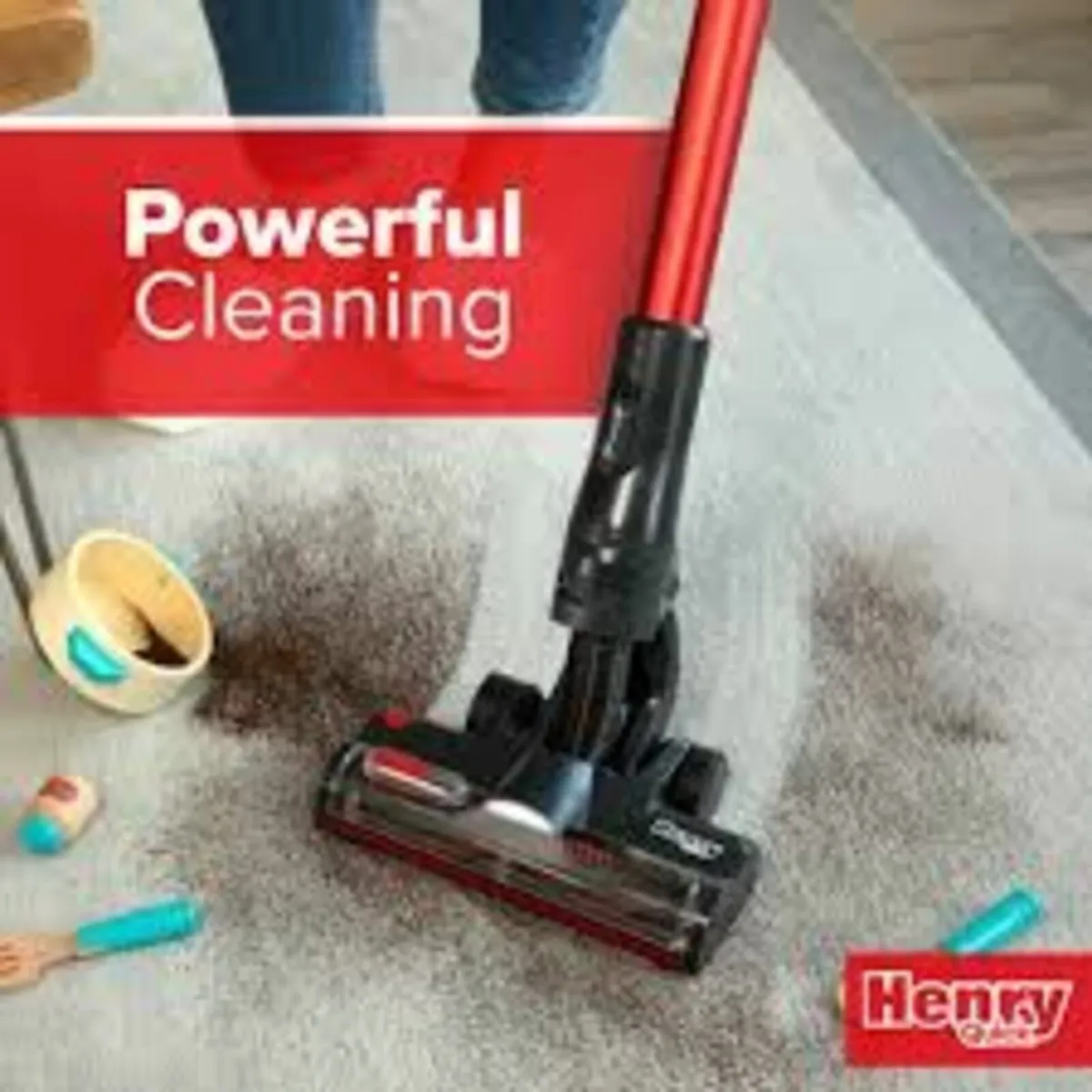 Henry Quick Cordless Vacuum Cleaner - Red - Image 2