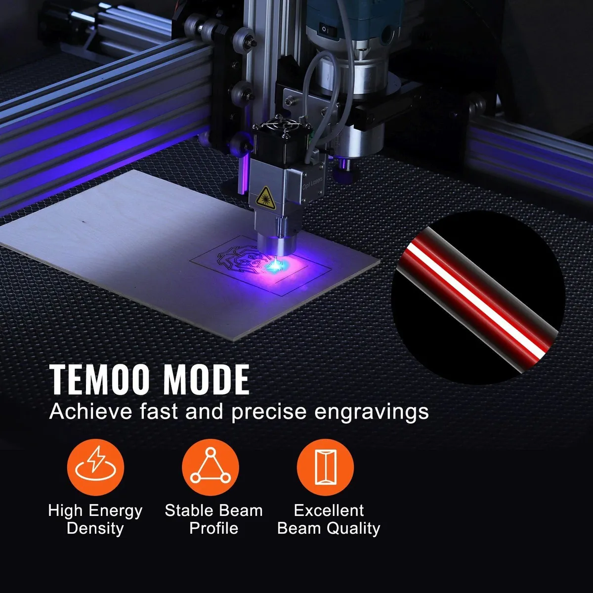 Laser Tube 50W CO2 Laser Tube 850 mm Length 50 mm - Image 3