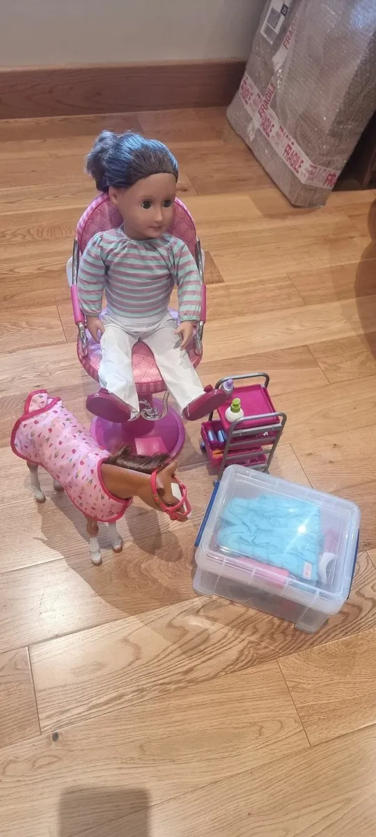 Our generation salon chair, accessories, horse,+do