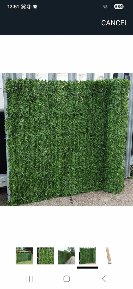 Artificial Conifer Hedge Plastic - Image 1