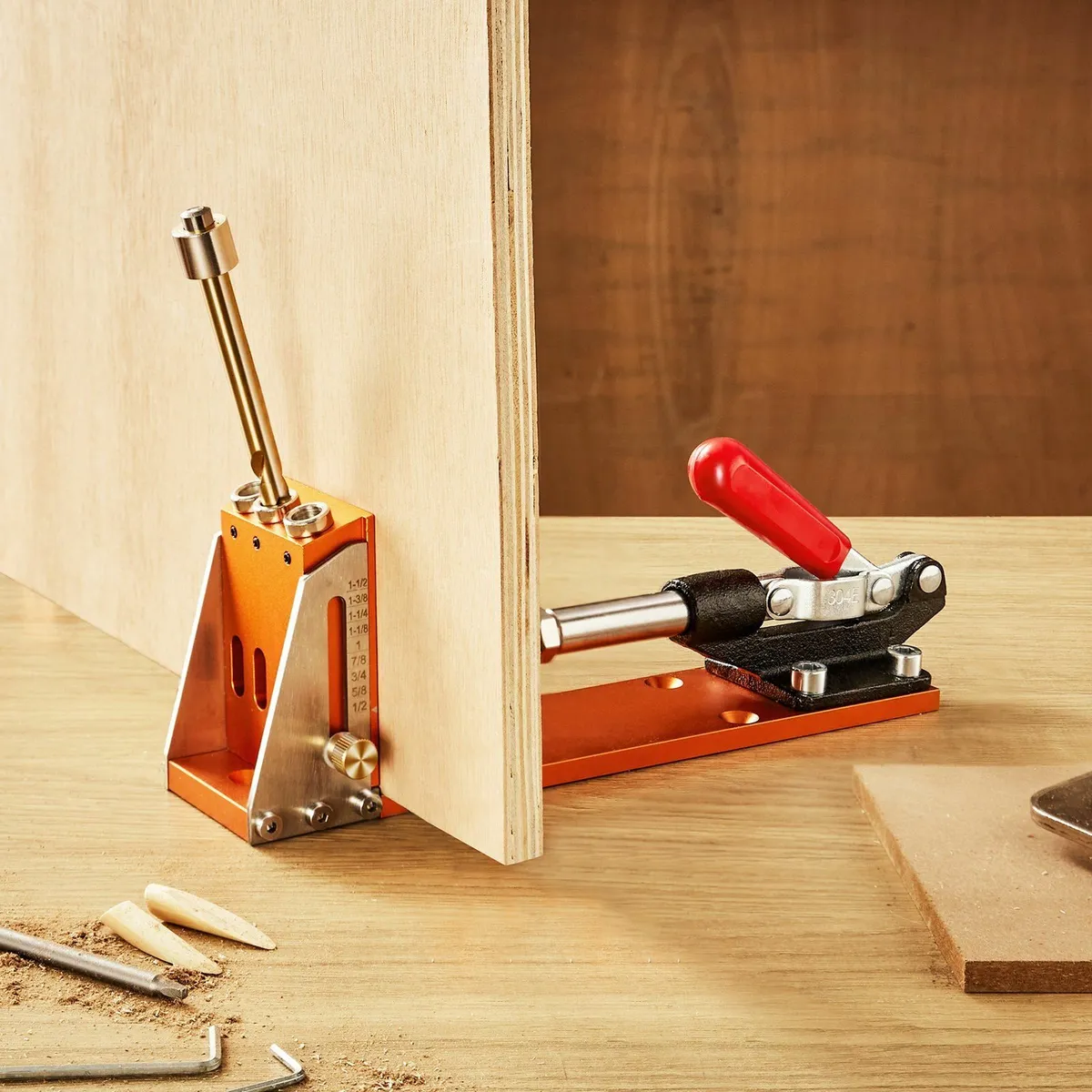 30 Pcs Pocket Hole Jig Kit, Adjustable+Easy to Use - Image 3
