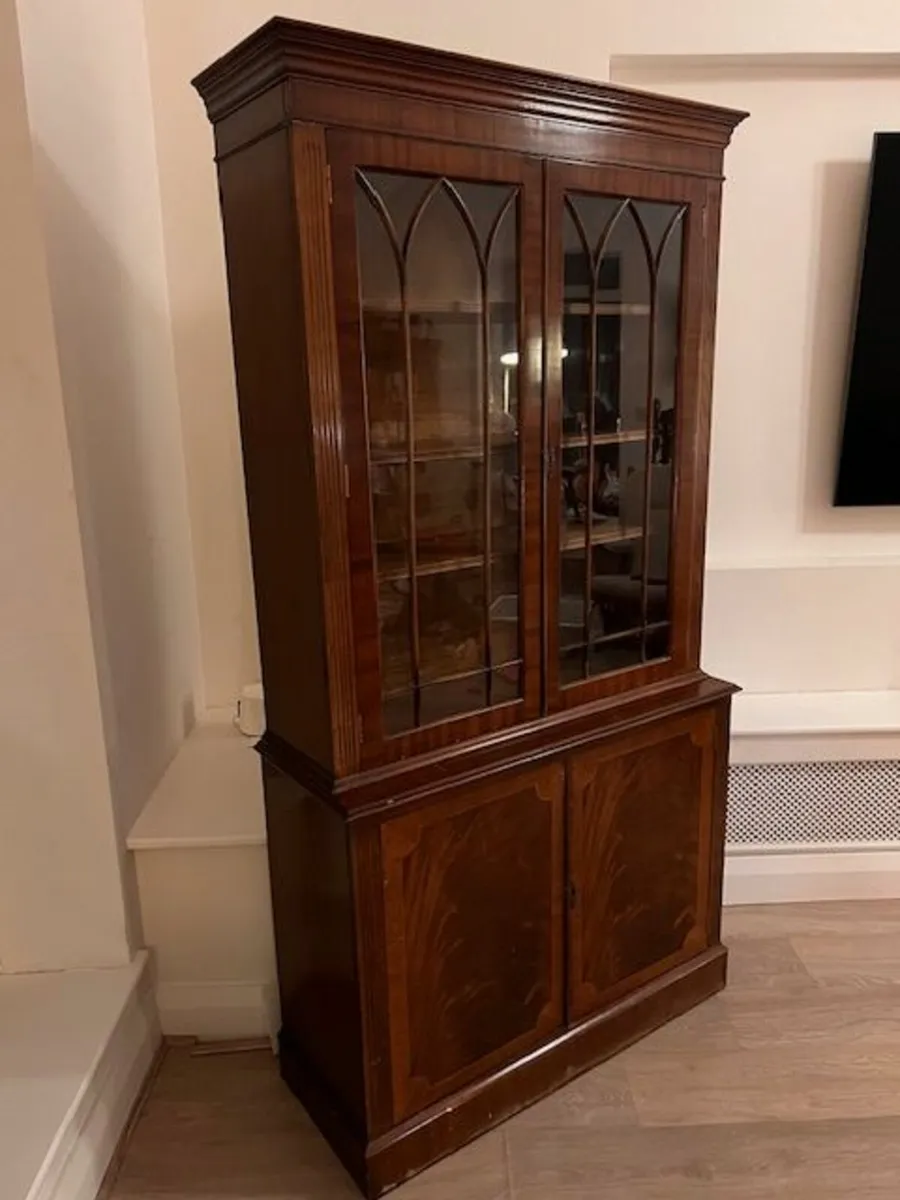 Compact Antique Display Cabinet - Image 4