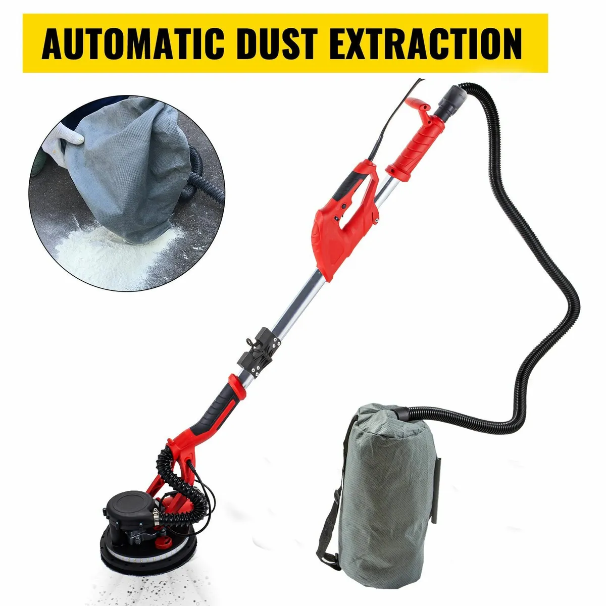 Drywall Sander 750W, Electric Drywall Sander, Fold - Image 3