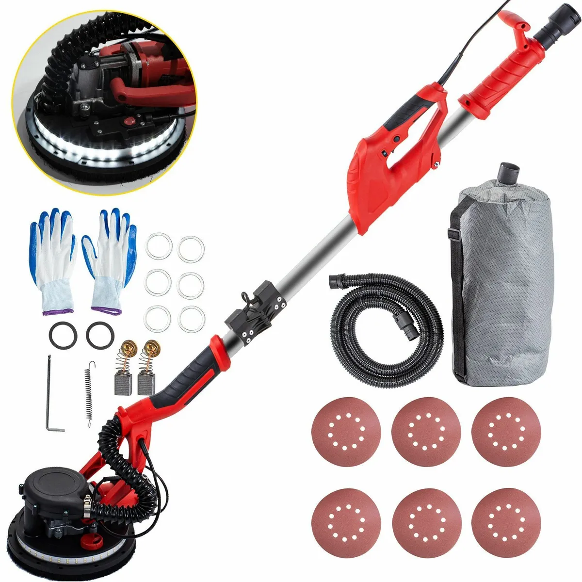 Drywall Sander 750W, Electric Drywall Sander, Fold - Image 1