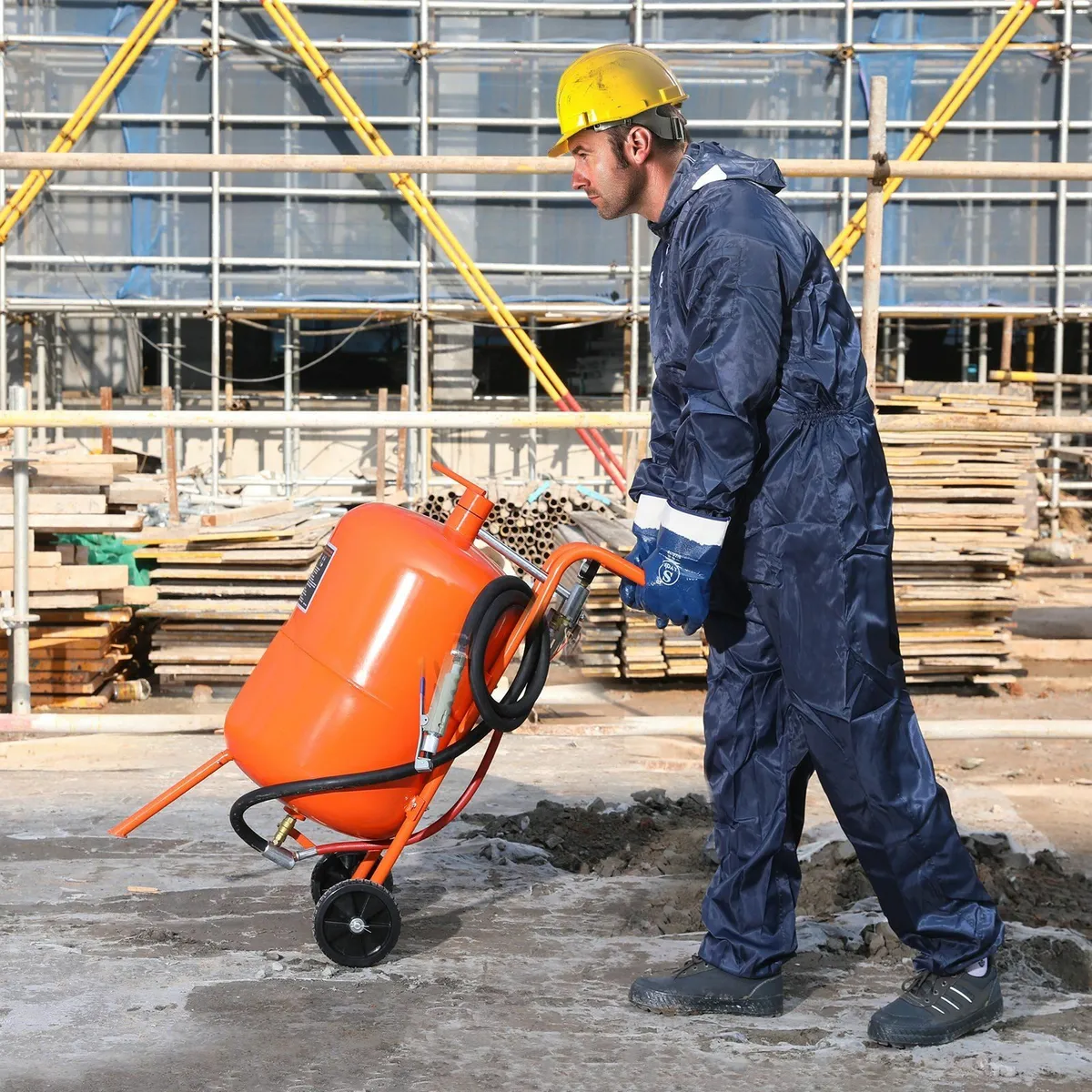 20 Gallon Sand Blaster 60-110 PSI High Pressure - Image 2