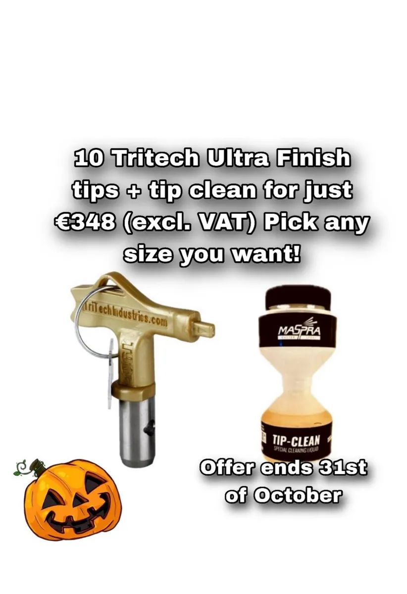 10 TriTech Ultra Finish tip + tip clean
