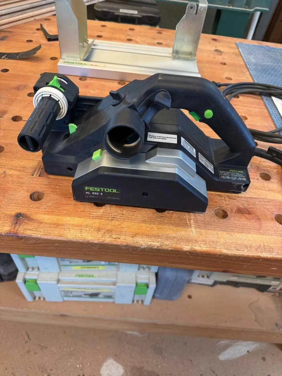 Festool Planer HL 850 E Includes SE-HL Bench Mount - Image 1