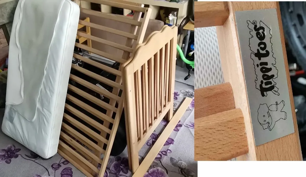 WOODEN COT - Image 1