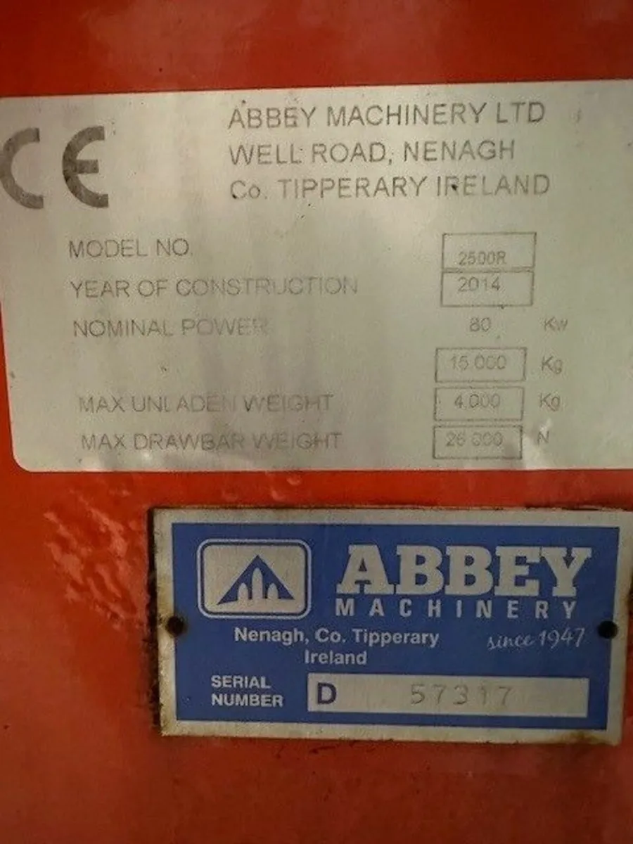 2014 Abbey 2500 Slurry Tanker - Image 2