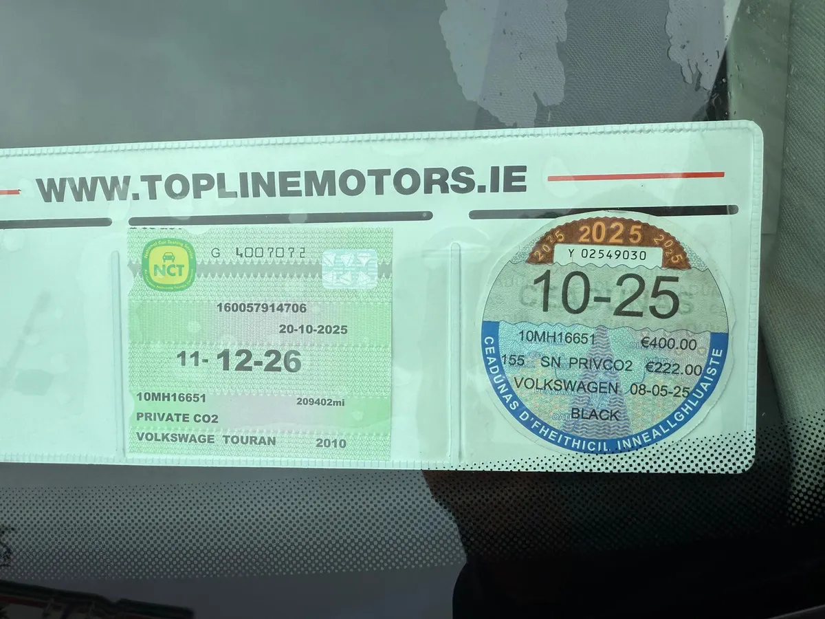 Volkswagen Touran 2010 7 SEATER//NEW NCT== - Image 2