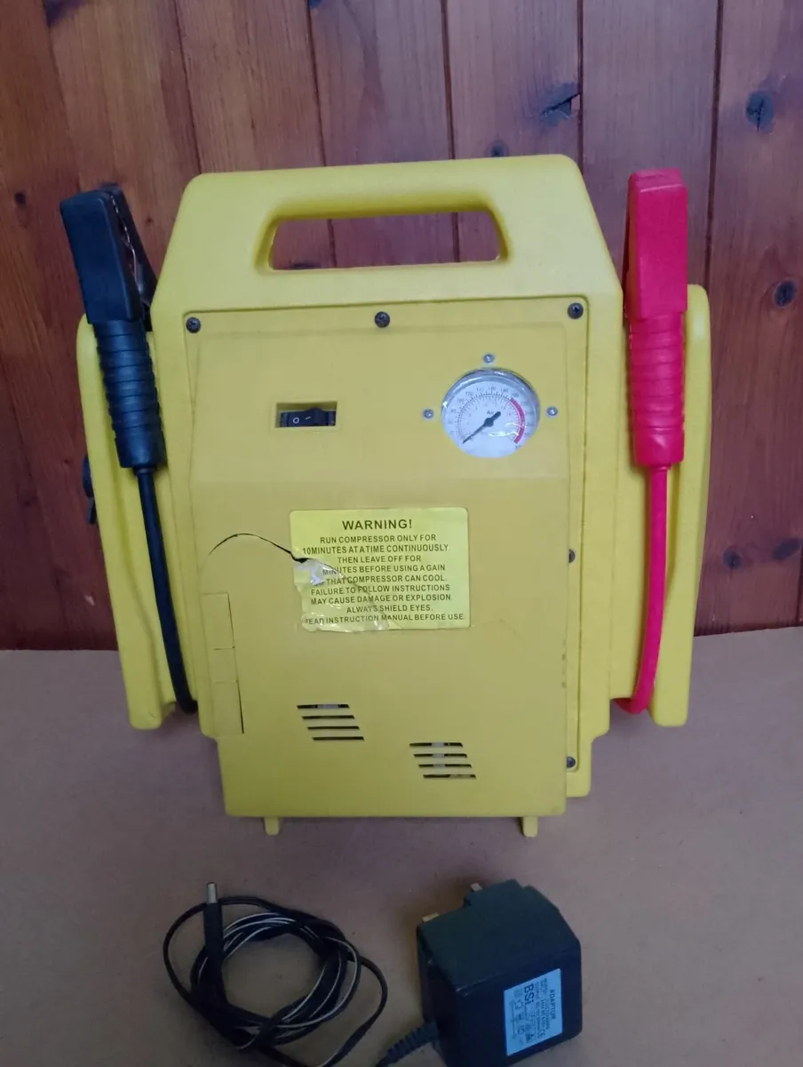 Heavy duty Booster pack jump start with compressor - Image 3